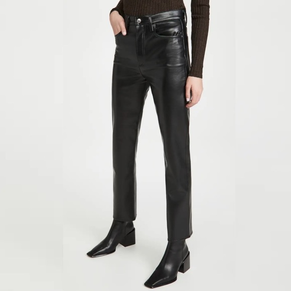 AGOLDE Recycled Leather Fitted '90s Pants - Picture 6 of 16